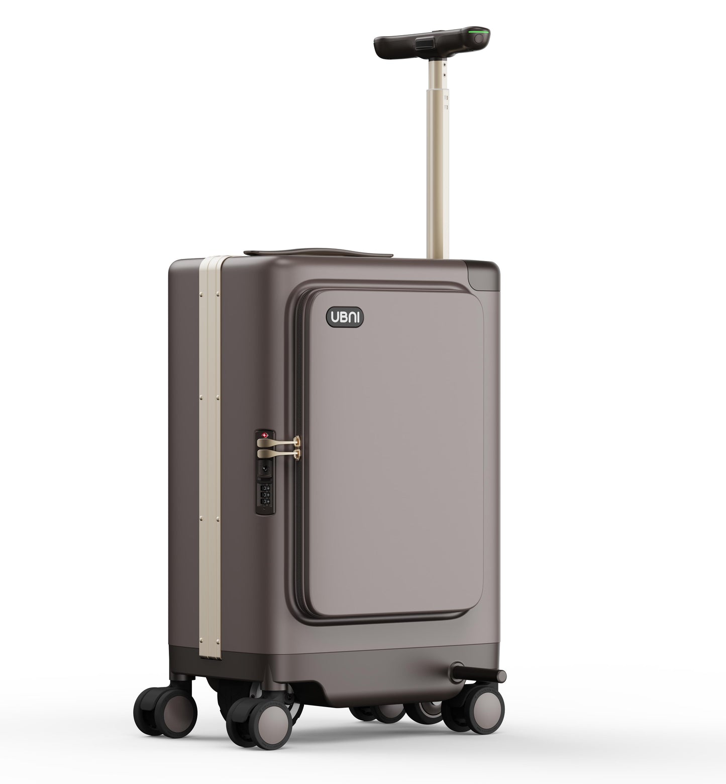 UBNI 20-inch Electric Suitcase with C-LT Floating Tech, for child,,360° Wheels & 2-in-1 Trolley Rider – Ideal for Carry-On Travel